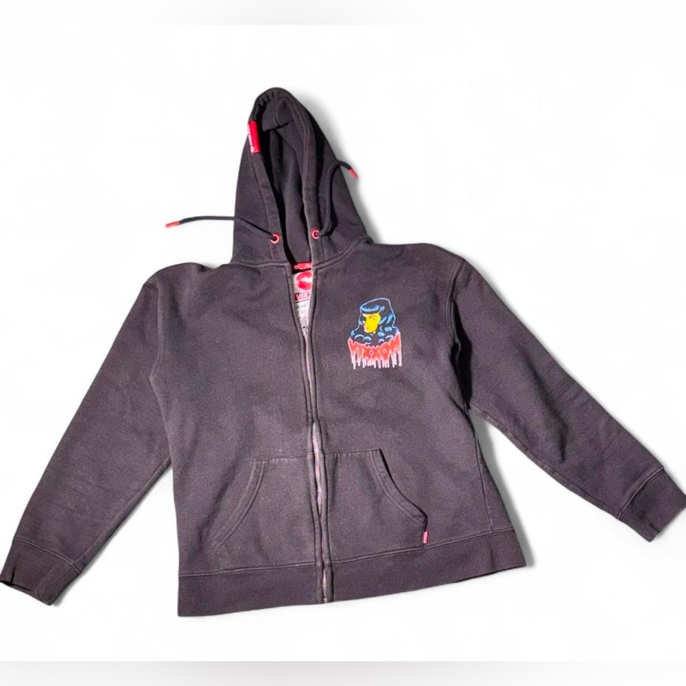 Black Graphic Hoodie